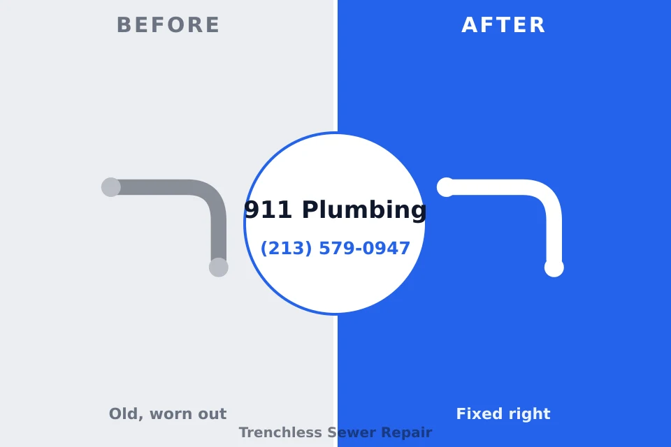 Before and after: plumbing repair Ellisburg, NJ